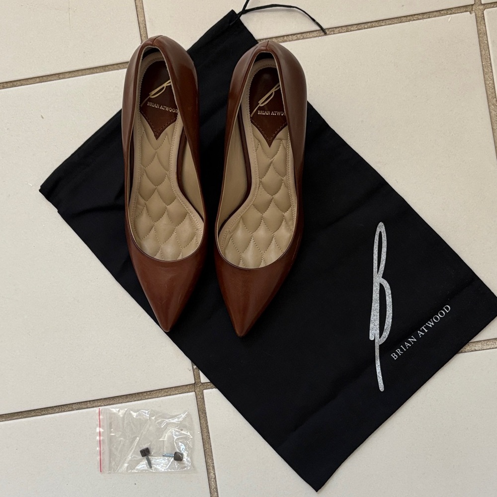 Brian Atwood Chocolate Brown Pumps - Picture 6 of 7